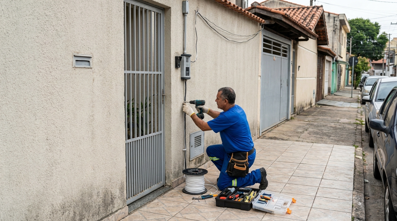 Instalação em Condomínios na Cidade Alta, Piracicaba‑SP