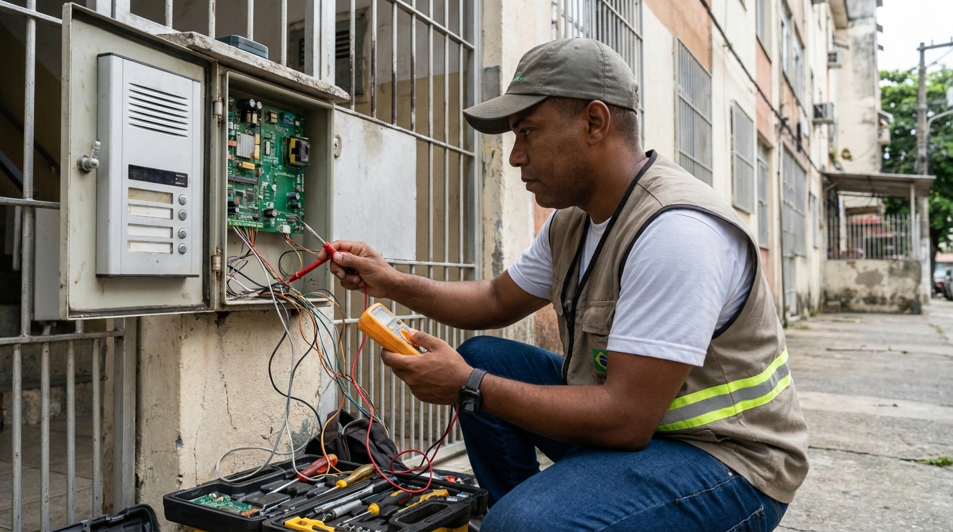 Reparo de Placa e Campainha no Jardim Maria, Piracicaba‑SP
